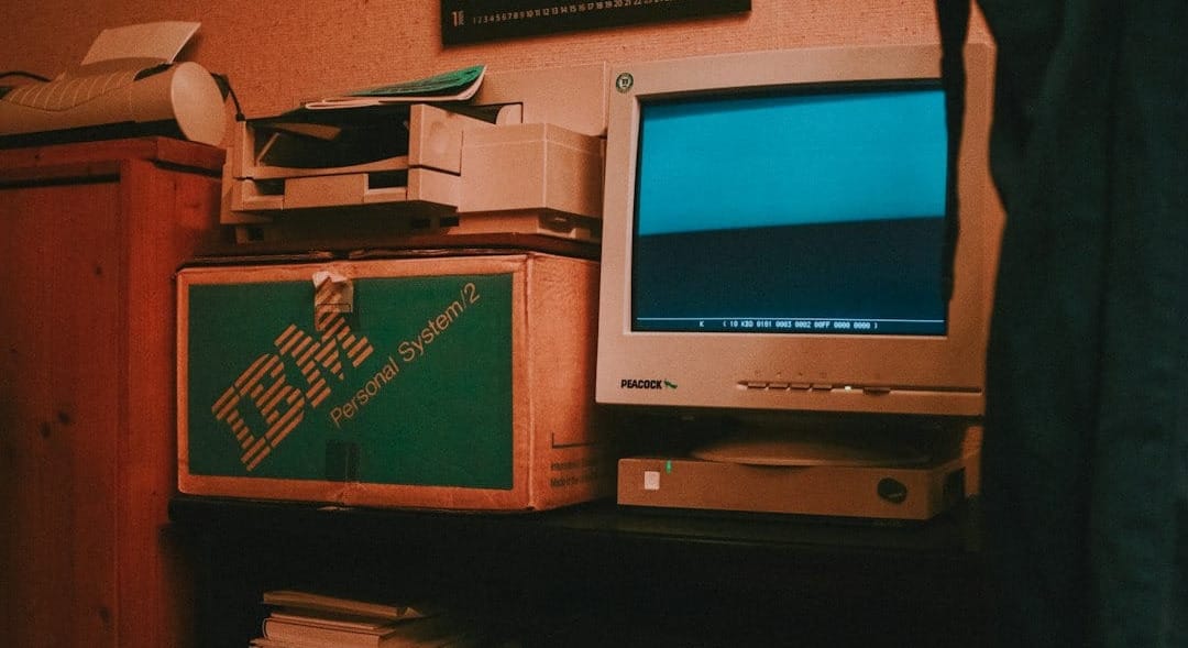 1980s Office with Personal Computers
